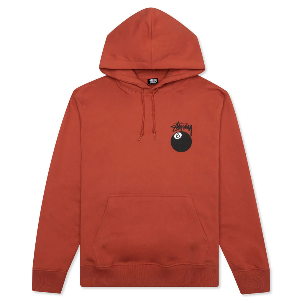 Stussy 8 Ball Hoodie Coral