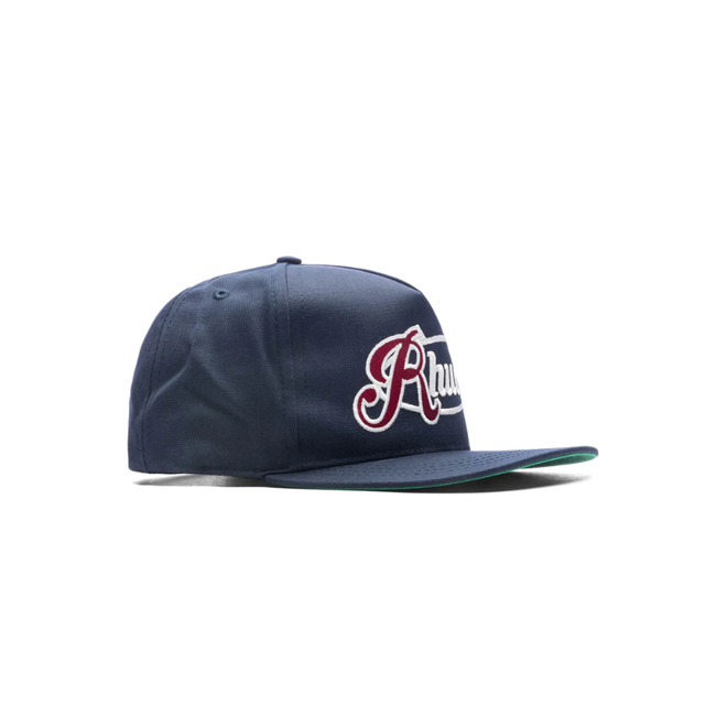 Rhude Hat Script Logo Dark Blue