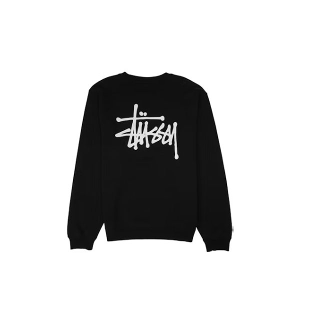 Stussy Basic Crewneck Black