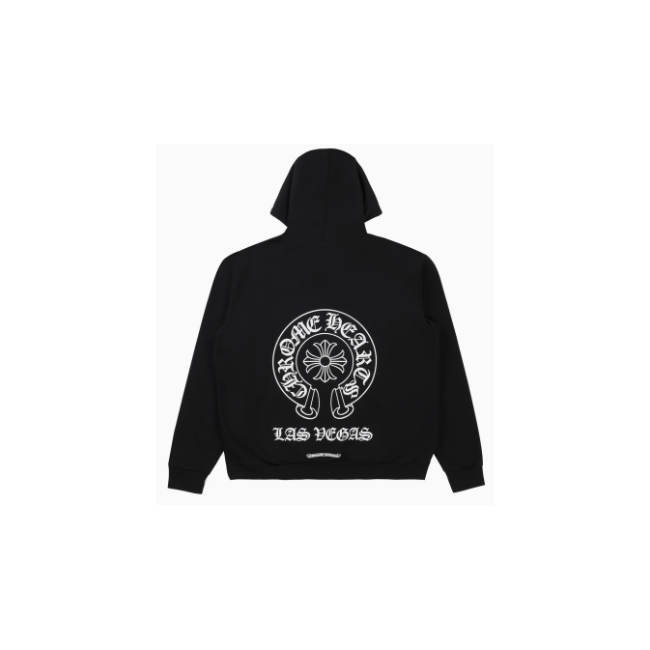 Chrome Hearts Hoodie Horseshoe Las Vegas Exclusive Black