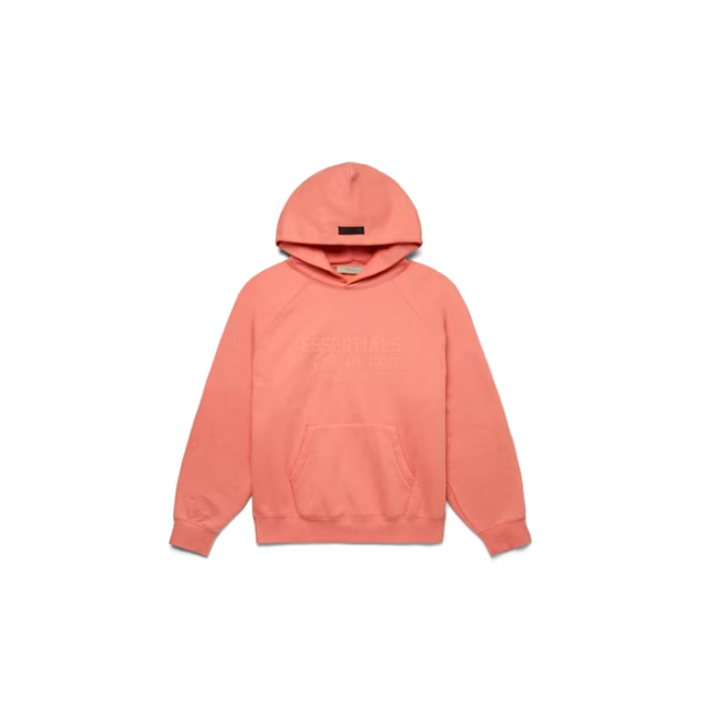 Fear Of God Essentials Hoodie Coral
