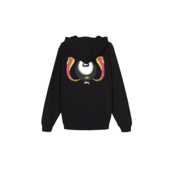 Stussy Cobra 8 Hoodie Black