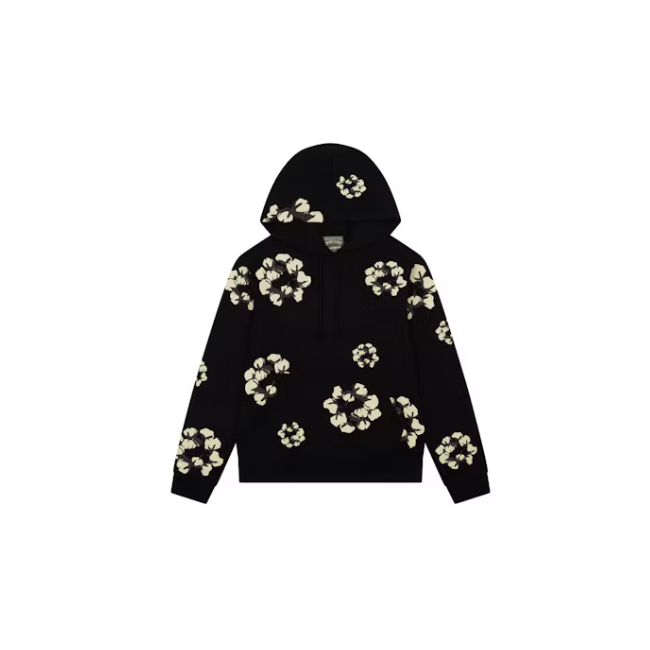 Denim Tears x CPFM Cactus Tears Wreath Hoodie Black