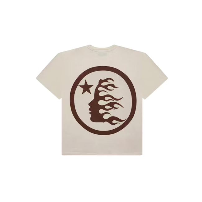 Hellstar T-shirt Classic (Regular Print) White/Brown
