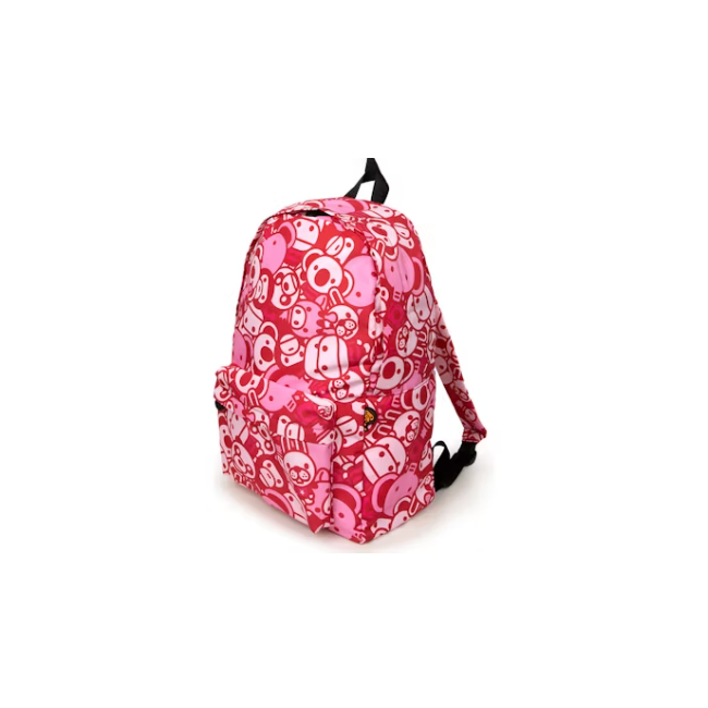 Pink New ABC Milo All Friends BAPE Baby Milo Backpack