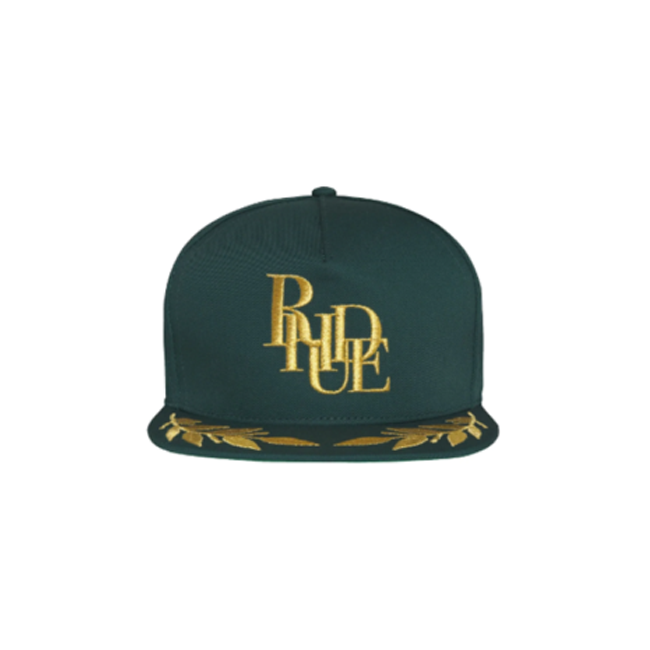 Rhude Hat Logo Embroidered Military Green