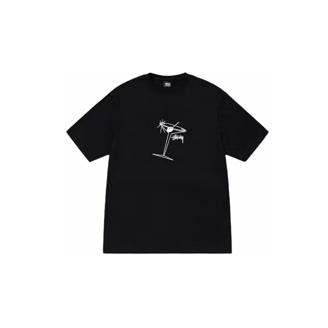 Stussy Tee Martini Black