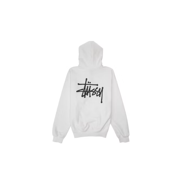 Stussy Basic Hoodie White