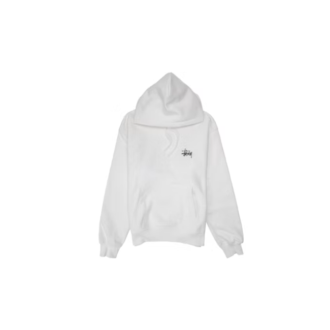 Stussy Basic Hoodie White