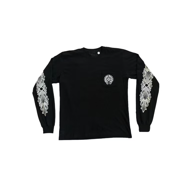 Chrome Hearts L/S Tee Horseshoe Las Vegas Exclusive Black