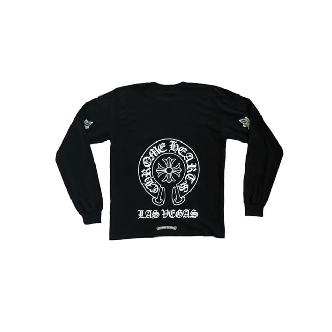 Chrome Hearts L/S Tee Horseshoe Las Vegas Exclusive Black