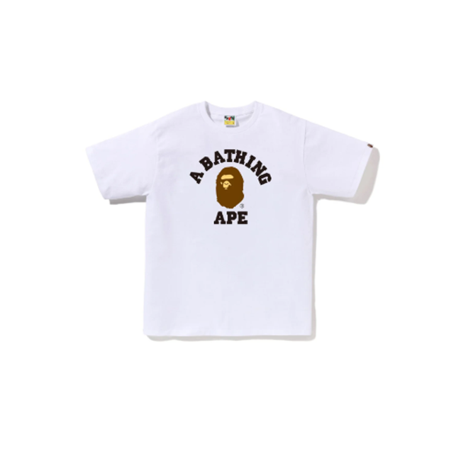 BAPE Tee College White