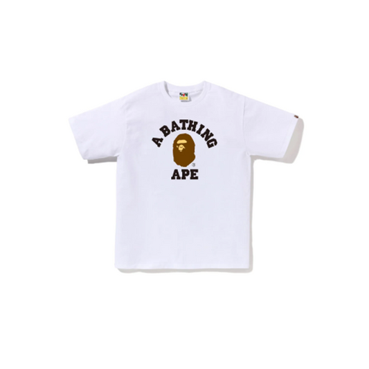 BAPE Tee College White