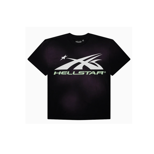 Hellstar T-Shirt Glow In The Dark Sports Core Logo Purple