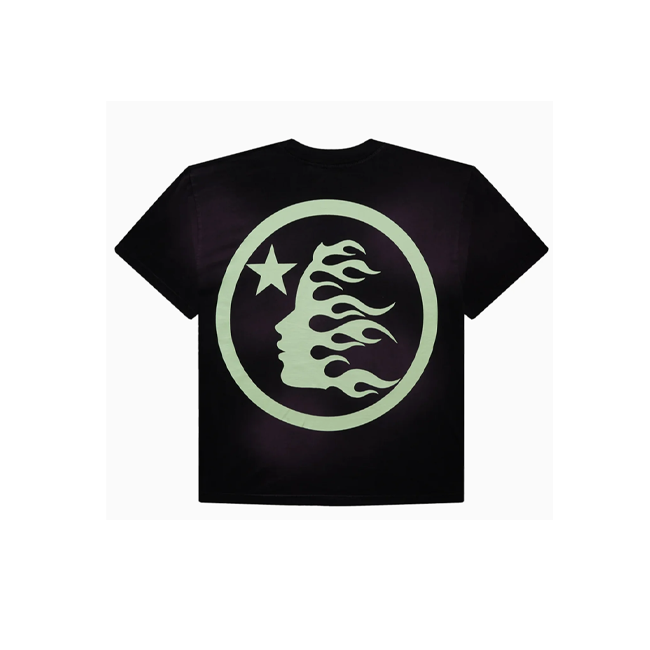 Hellstar T-Shirt Glow In The Dark Sports Core Logo Purple