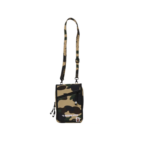 BAPE 1st Camo Phone Bag Yellow